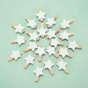 별 미니 나무집게