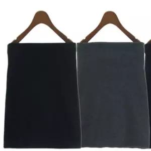 밴딩 쭈리 허리 면 미니스커트 일자 치마 H라인 짧은