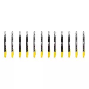 모나미 컴퓨터용 사인펜 0.5mm 마킹펜 양면펜 12P세트