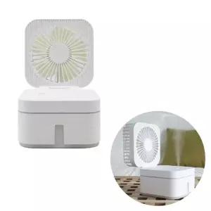 ( )3in1 에어미스트 선풍기 가습기 LED 무드등 3단계조절