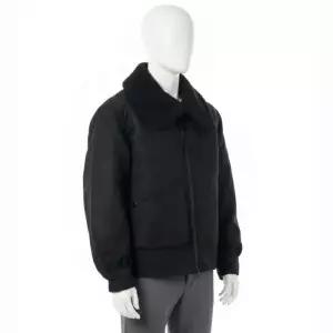 엔지니어드 가먼츠 B3 자켓 A 블랙 페이크 스웨이드 무스탕 점퍼