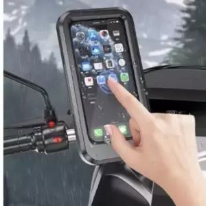 커버형 방수 자전거 폰거치대 스탠드 바이크 폰받침대 바이크폰 거치대 핸드폰 스마트폰 자전거 휴대폰