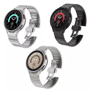 갤럭시워치7 날개형 링크브레이슬릿 메탈밴드 스트랩