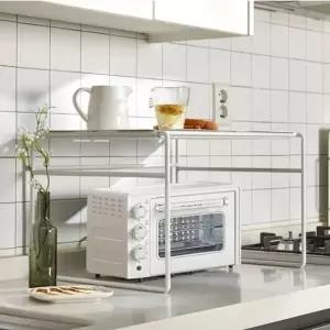 전자레인지 선반 수납장 밥솥 에어프라이어 거치대