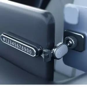 차량용 핸드폰 거치대 전화번호 주차 알림판 자석