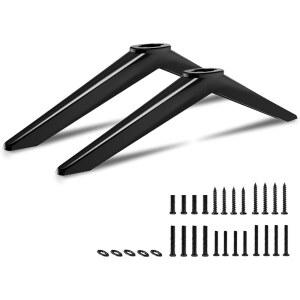 32S305 32S355 40S355 40S325 49S423 50S423 55S453 65S446 나사 및 지침이 있는 TCL Roku 28인치 - 65인치 스마트 TV 모델에 맞는 베이스 스탠드 장착 가능