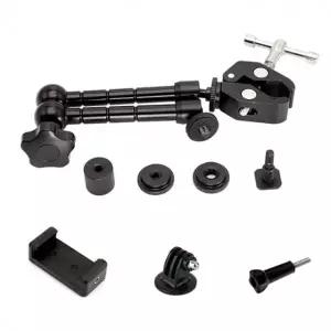 모니터 클램프 매직 암 집게 거치대 카메라 핸드폰 액션캠 고프로 호환