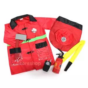 직업체험관 역할놀이 소방관 직업의상 소품풀세트 상상력 영유아 키즈카페