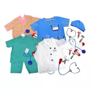 유치원 어린이집 병원놀이 역할의상 종합의사 4종 직업체험 키즈카페 유아