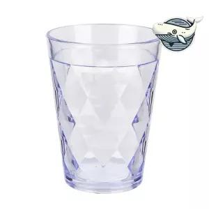 우아한 크리스탈 쥬스컵 중형 400ml 노래방 주점 업소 플라스틱 튼튼 충격