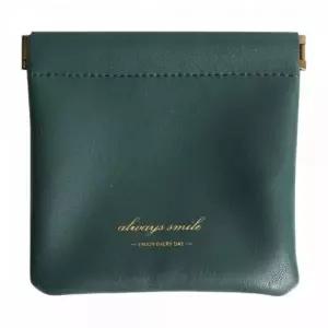 ( )다용도 가죽 미니파우치 그린