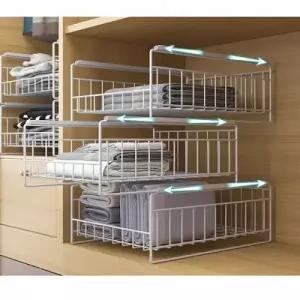 ( )서랍식 다용도 옷장 수납 바구니 2P 신제품