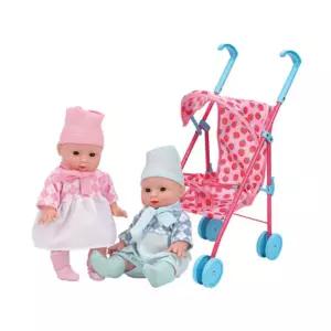 유아 가족역할놀이 엄마놀이 옷입히기 어부바 코코인형 유모차세트 체험