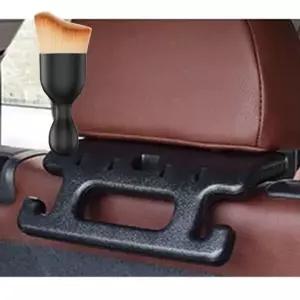 ( )자동차 헤드레스트 다용도걸이 옷걸이 후크 손잡이 다용도 먼지 브러쉬 세트