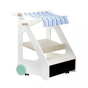 역할놀이 소꿉마켓 원목진열대 움직이는 미니가게 어린이 돈개념학습 마트