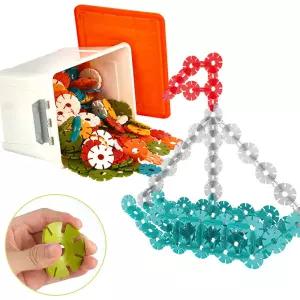 유치원 문화센터 조립만들기 말랑 소프트눈꽃블록 장난감 유아 집중력 놀이