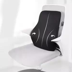 메모리폼 등쿠션 차량 사무실 의자 허리받침대 지지대