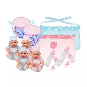 말랑 아기인형 포대기 우유병 엄마놀이 역할세트 어린이 유아 장난감 체험