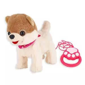유아 정서발달 걸음마놀이 리드줄 움직이는 강아지인형 선물용 미니펫 동물