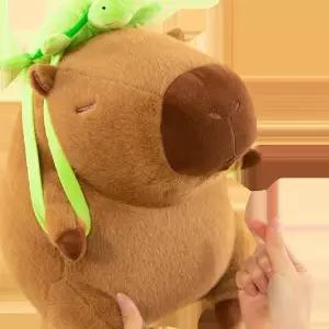 카피바라 봉제 대형인형 애착인형 거북이가방 수달인형 카피바라키링