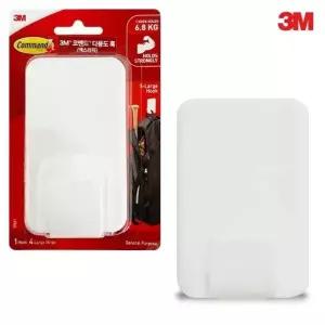 ( )벽면걸이 다용도걸이 3M 코맨드 다용도 훅XL 6.8kg 벽걸이 접착
