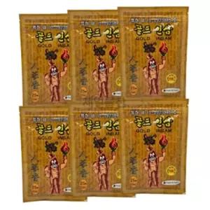 골드인삼 겅강 패드 25매입 붙이는 찜질 패치 6개 근육통 도매 벌크 붙이는