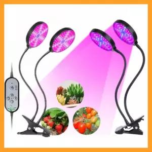 09FARM 성장 조명 식물 전구 30W USB방식 2구 헤드