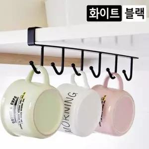 틈새다용도걸이 선반 틈새용 6구 다용도 후크고리 선반후크고리