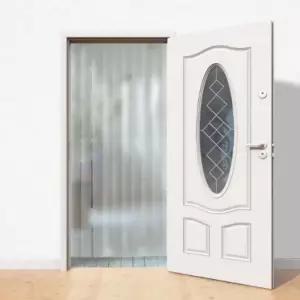 1개 반투명 현관 비닐 문발 커튼 커텐 파리퇴치 비닐