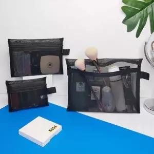 ( )메쉬 다용도 메이크업 파우치 M