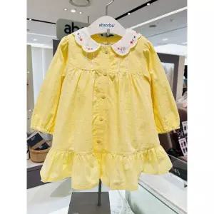 [압소바](마산점)[압소바 26년S/S 아기백일돌조카선물]마농 원피스(A1125107E)연노랑