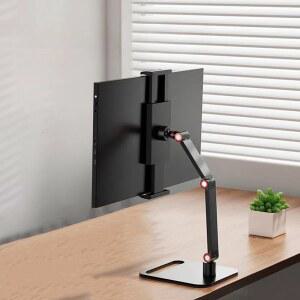 보조모니터거치대 모니터암 16인치 수직 태블릿암 베사홀 태블릿거치대 집게형 스탠드