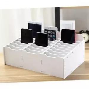 (타입 24칸)데스크 테이블 핸드폰 멀티 리모컨 수납함 정리함 다용도