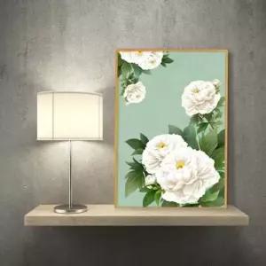 목단그림액자 풍수그림 돈들어오는 꽃그림 A3gdAL12 목단