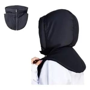 (색상 블랙)패딩 후드 넥워머 모자 방한 아웃도어 라이딩 방한모자 남성 여성 스키장 따뜻한 목토시