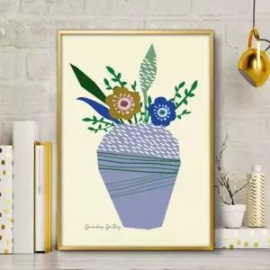 북유럽그림액자 꽃병 화병 꽃 인테리어 A3 VASE1 북유럽그림