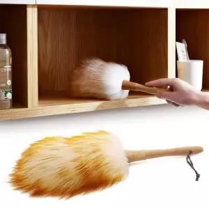 먼지떨이 양모 먼지 털이개 양털 떨이개 떨이 털이 틈새