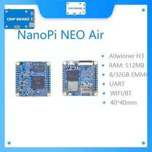 NanoPi NEO Air 512MB RAM WIFI 및 블루투스 8GB32GB eMMC Allwinner H3 쿼드 코어 Cortex-A7