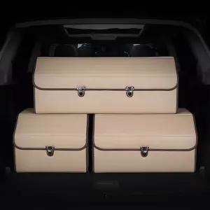 자동차 접이식 트렁크정리함 차량용 신발 바구니 트렁크 정리박스