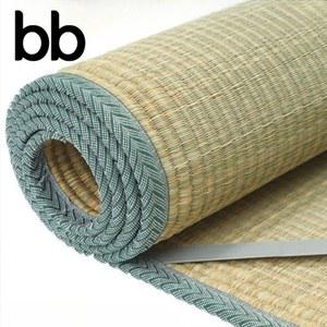 왕골 돗자리 대나무 자리 매트 테두리 80x195cm 국악 쿨링 마루판 녹색 특수