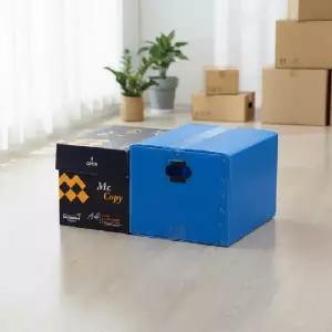 튼튼한 플라스틱 이사박스 1호 대용량 택배 정리 수납함 다용도 PP박스