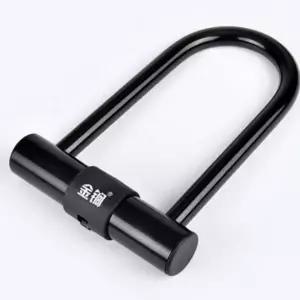 U자형 자전거 고강도 안전 잠금 자물쇠 도난방지 번호키 긴자물쇠