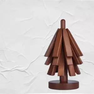 냄비받침대 세트 원목 접이식 나무 받침