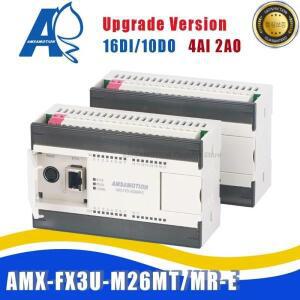 업그레이드 Amsamotion FX3U-M26MR-E M26MT-E 교체 Mitsubishi MELSEC PLC 4AI2AO MODBUS 아날로그 트랜지