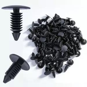 200 PCS 자동차 플라스틱 트림 부트 리벳 푸시 클립 패스너 8mm 펜더 핀 리테이너 적합 GM 1605396