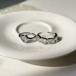 세트 영롱 오팔 포인트 반지 패션반지