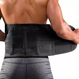 압박밴드 허리보호대 바른자세 운동 출산후 허리견인기