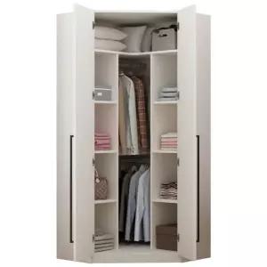 코너옷장 장롱 드레스룸 옷장 코너장 삼각형 공간활용 시스템장 틈새 수납