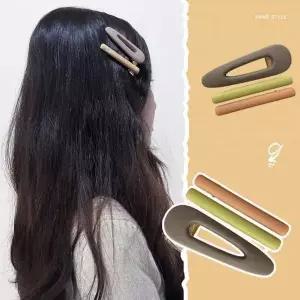 일자 집게머리핀 헤어집게핀 클립 세트 FS011 프랑스