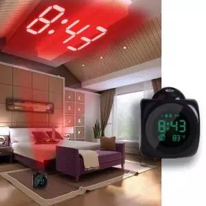 스마트빔시계 빔시계 인테리어 알람시계 LCD 음성안내